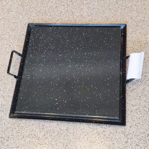 Plancha cuadrada enlozado