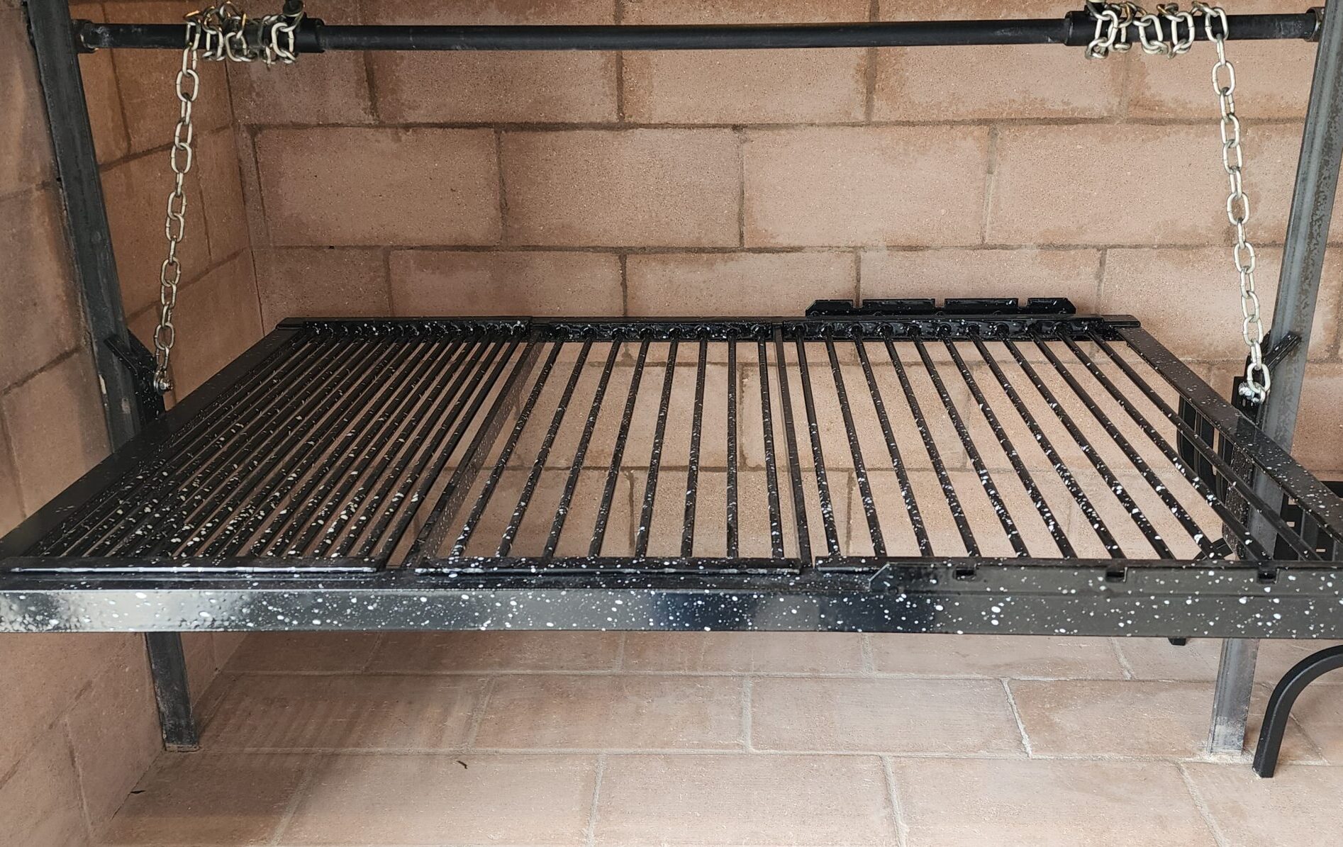 Parrillas Hierro Redondo Enlozado