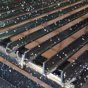 Parrilla Hierro Ángulo Enlozada