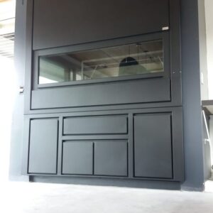 Guillotina con Vidrio